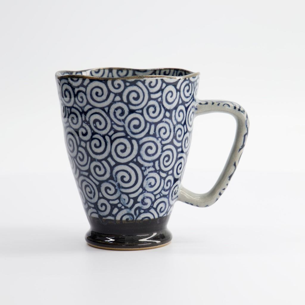 Circle Blue/Grey Mug