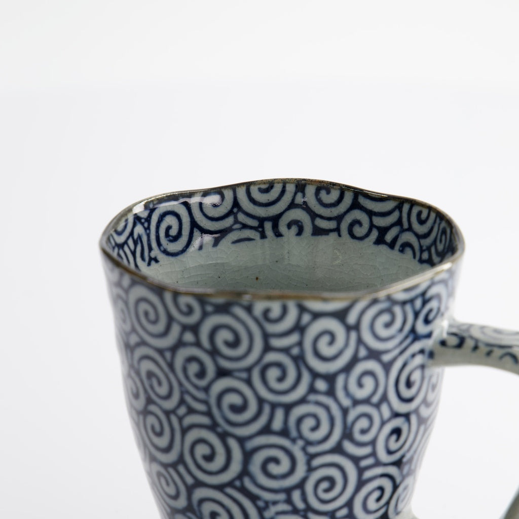 Circle Blue/Grey Mug