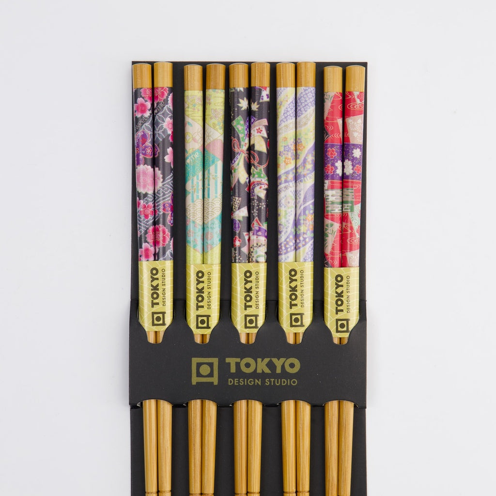 Chopstick Set/5 Flowers