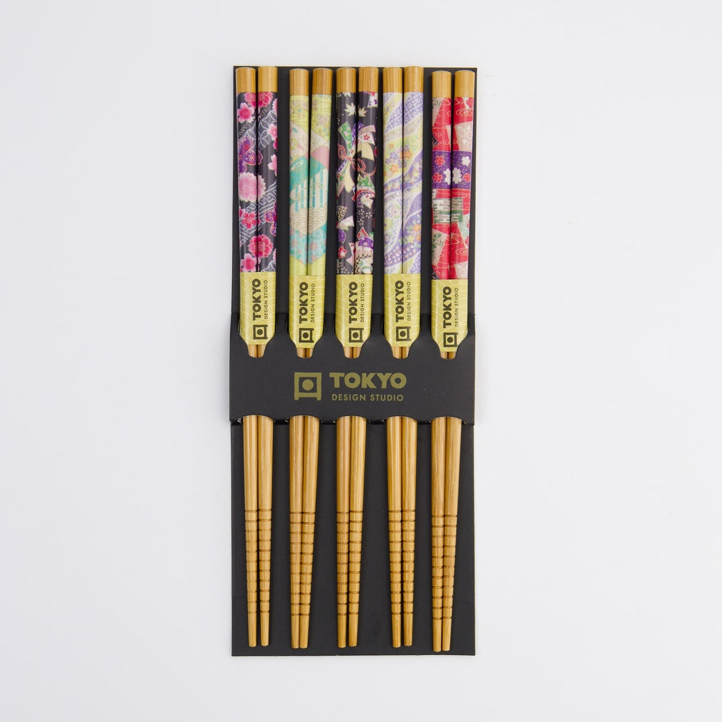 Chopstick Set/5 Flowers