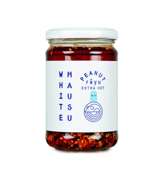 White Mausu Peanut Rayu Extra Hot Chilli Oil 240g