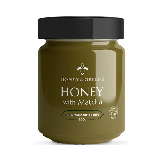 Honey & Greens Organic Honey with Matcha 200g