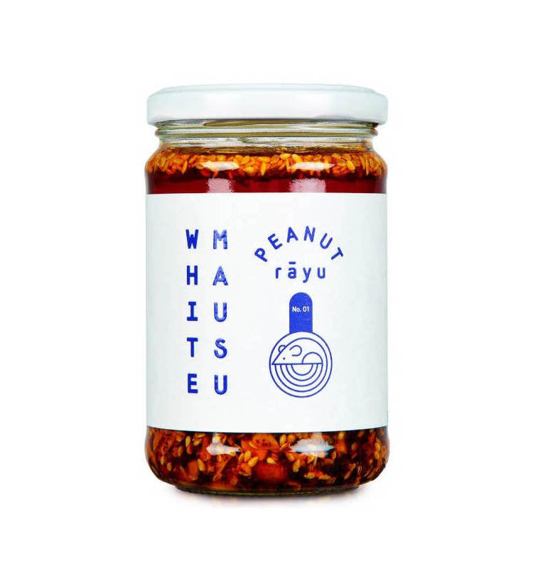 White Mausu Peanut Rayu, 240g