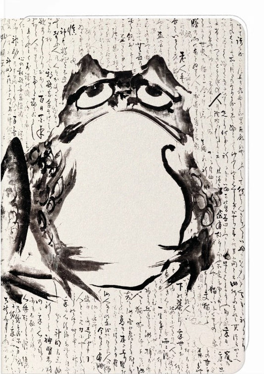 TOAD AND MOUSE (EARLY 19TH C.): Japanese Greeting Card