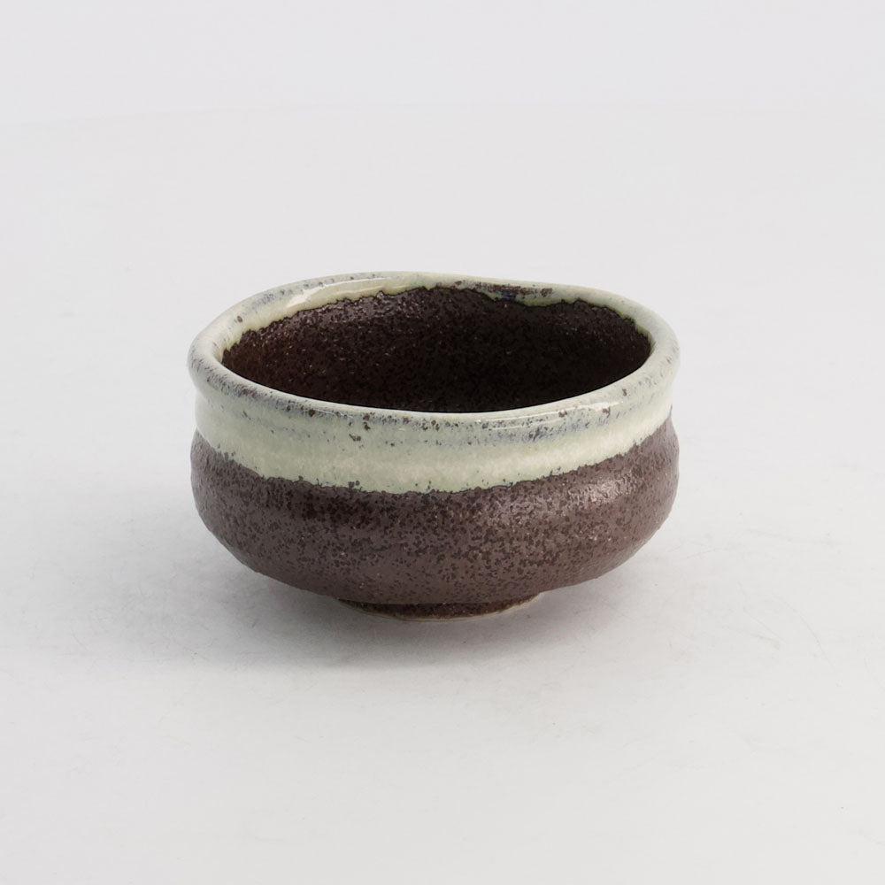 Sake/Matcha Cup 8.5x4.5cmh 150ml Kuro-Iga-Nuriwake