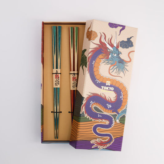 Chopstick Giftset/2 Dragon