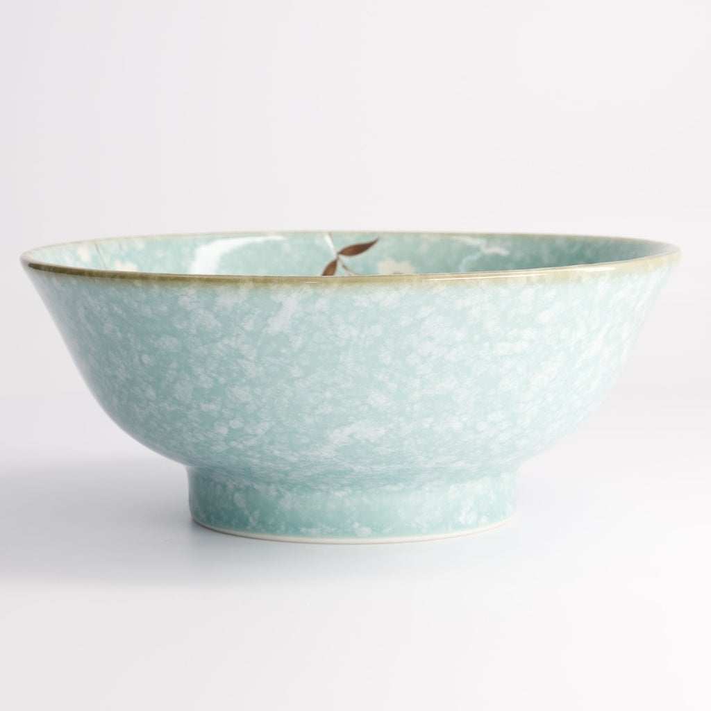Light Blue Sakura Ramen Bowl 21x9cm