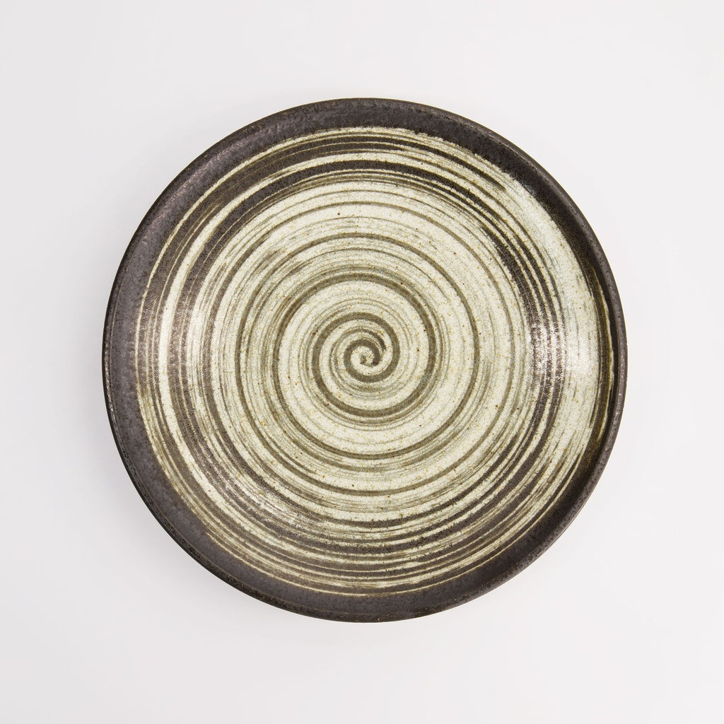 Asashio Round Plate 22.7x3.1cm