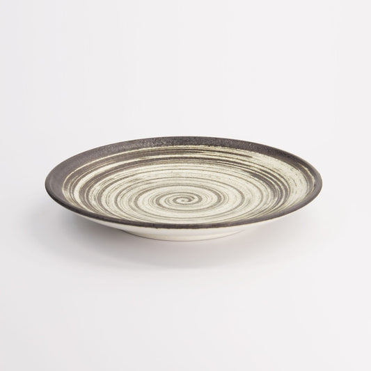 Asashio Round Plate 22.7x3.1cm