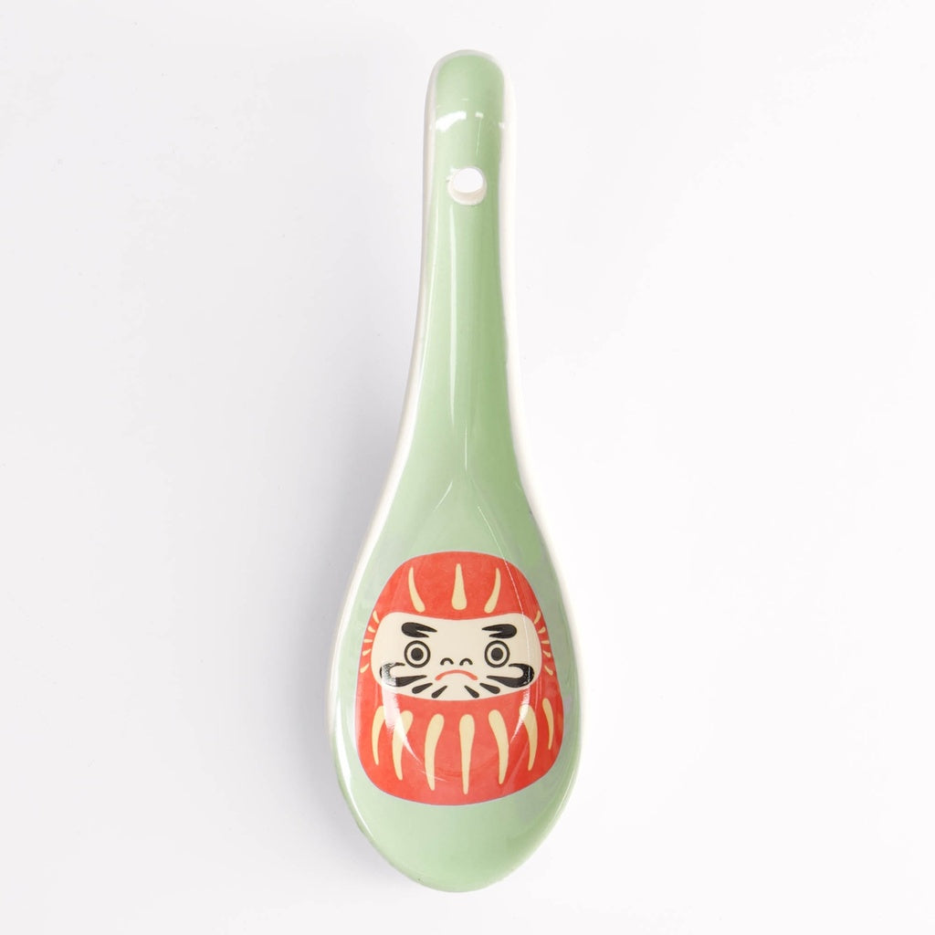 Kawaii Japan Daruma Spoon Green