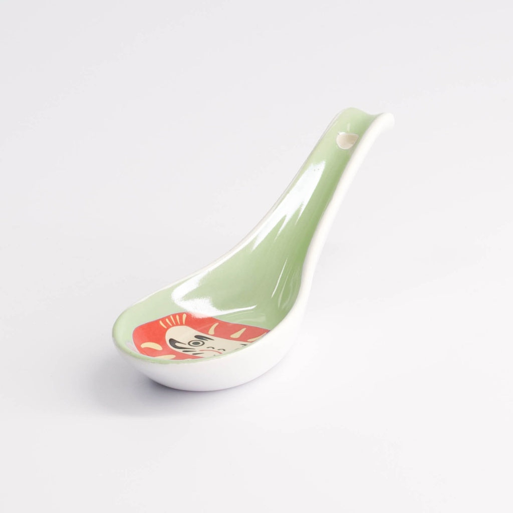 Kawaii Japan Daruma Spoon Green