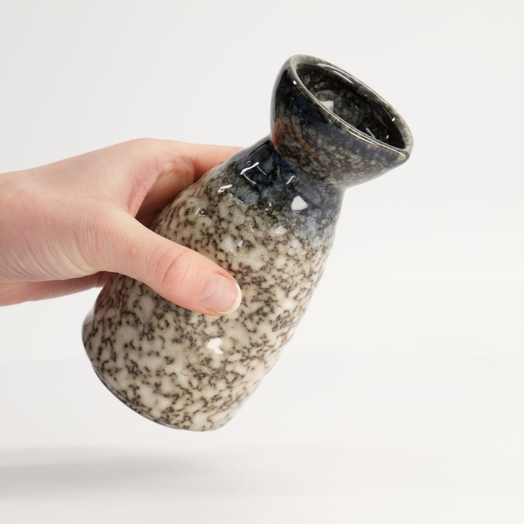 Tajimi Blue/White Sake Bottle