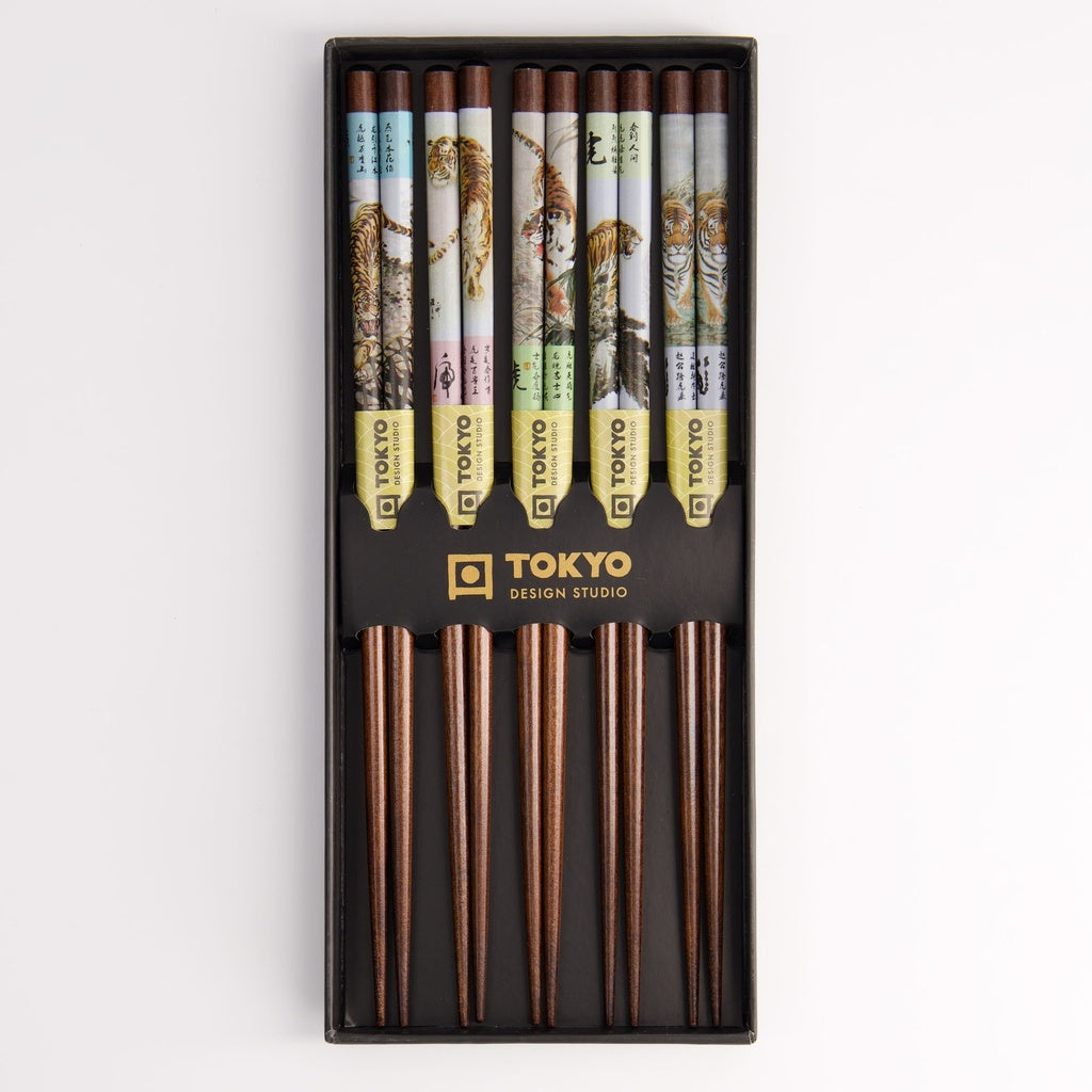 Chopstick Giftset/5 Tiger