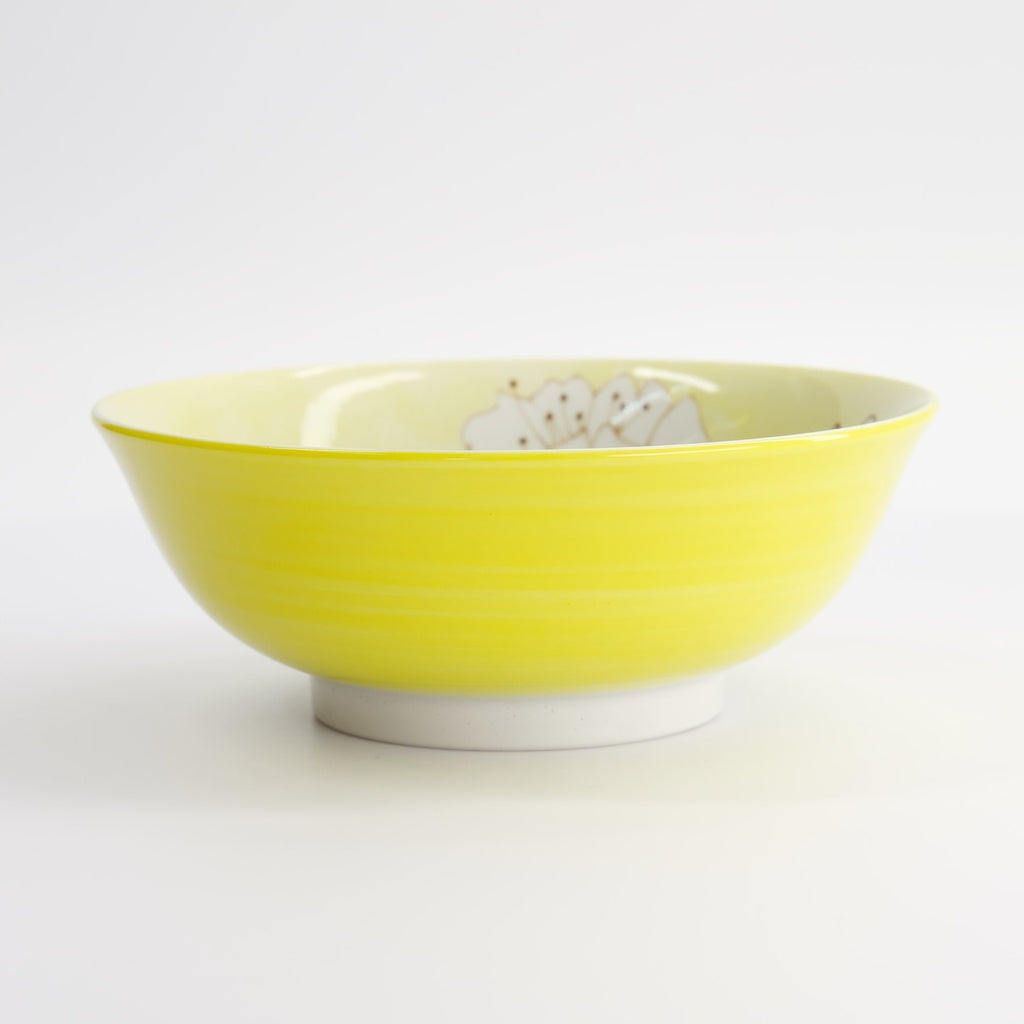 Sakura Yellow Ramen Bowl 19.5x7.5cm