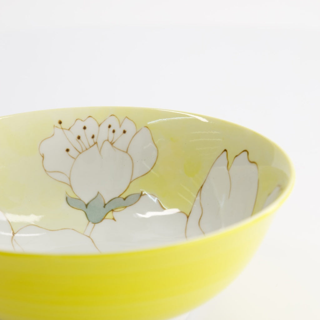Sakura Yellow Ramen Bowl 19.5x7.5cm