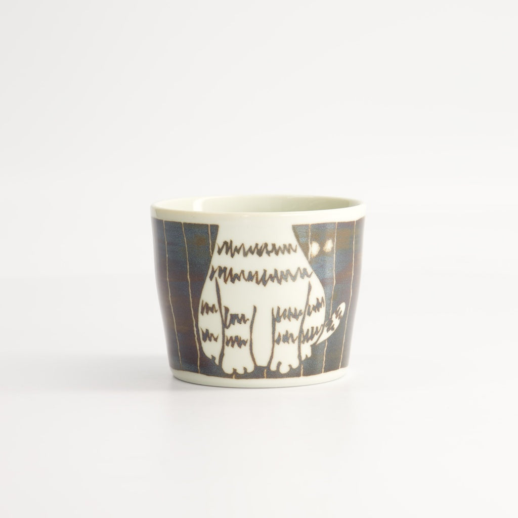 Neko Maruke Cat Cup 8.5x7cm