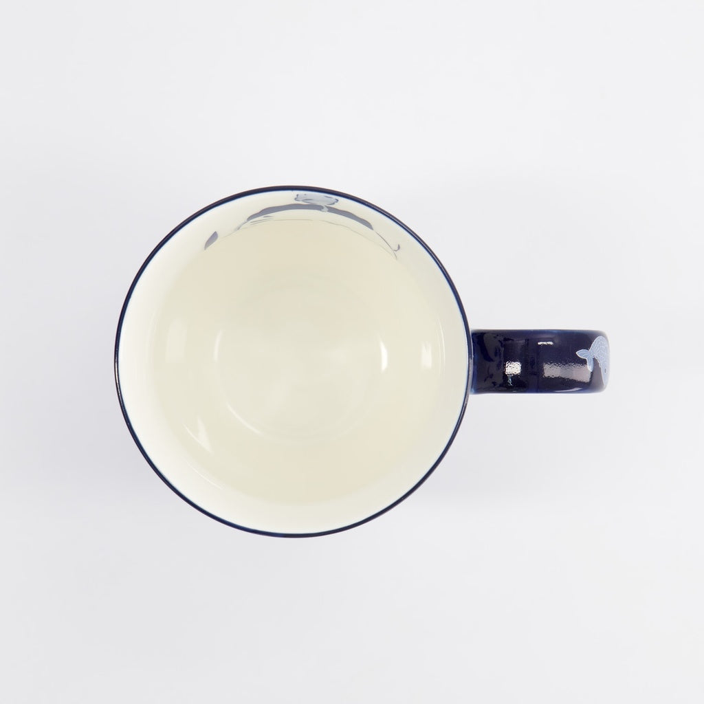 Kawaii Blue Maneko Mug W/Giftbox