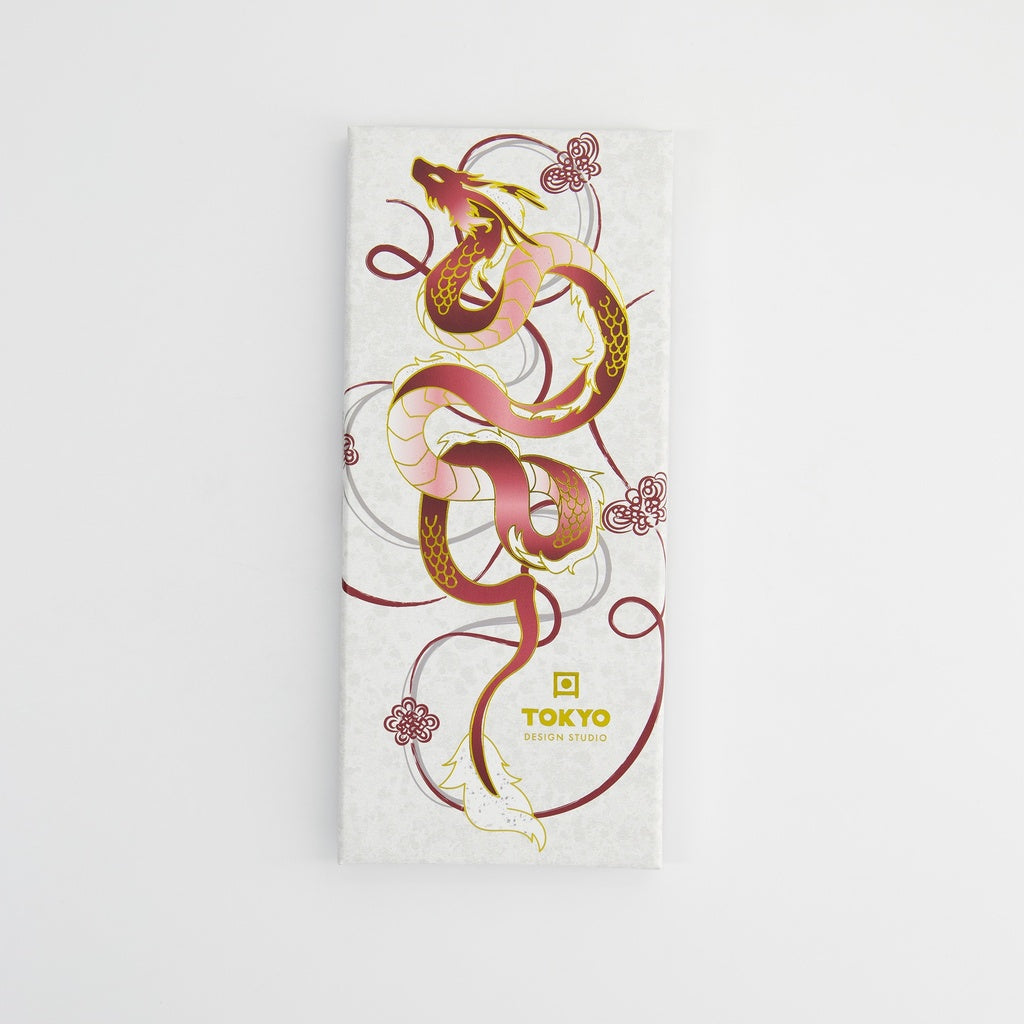 Chopstick Giftset/5 Red Dragon