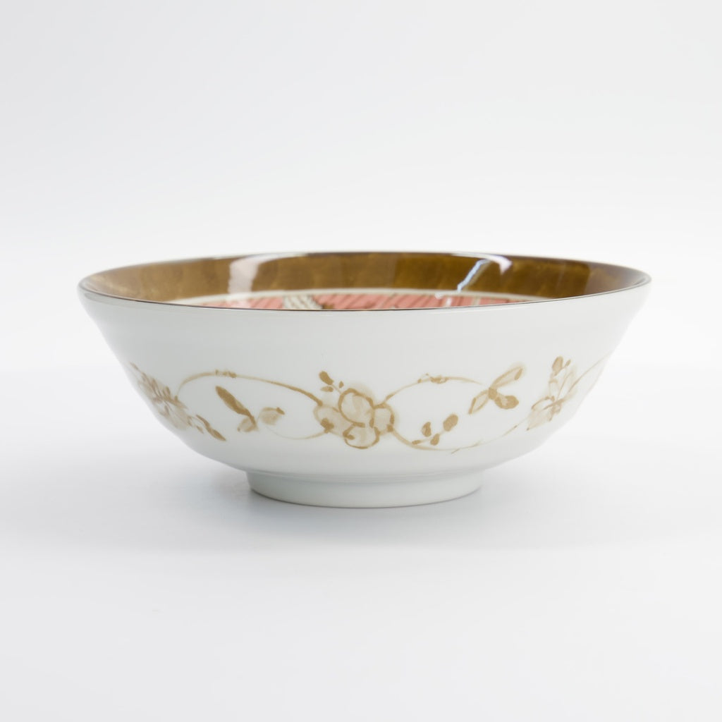 Crane Ramen Bowl 21x7.8cm 1000ml Pink