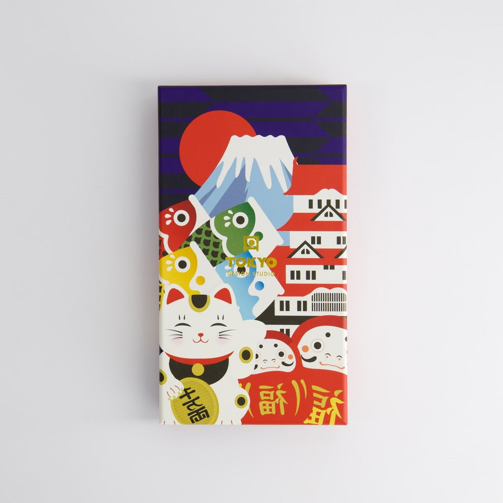 Children Chopstick Giftset/5 Lucky Cats Japan