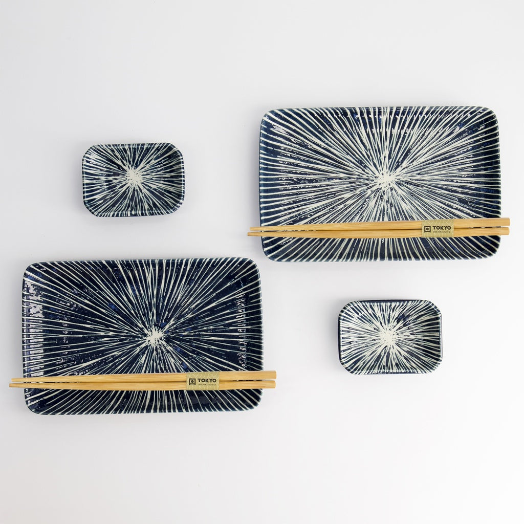 Blue Tokusa Sushi Giftset 6pcs