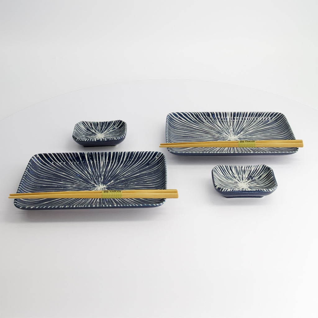 Blue Tokusa Sushi Giftset 6pcs