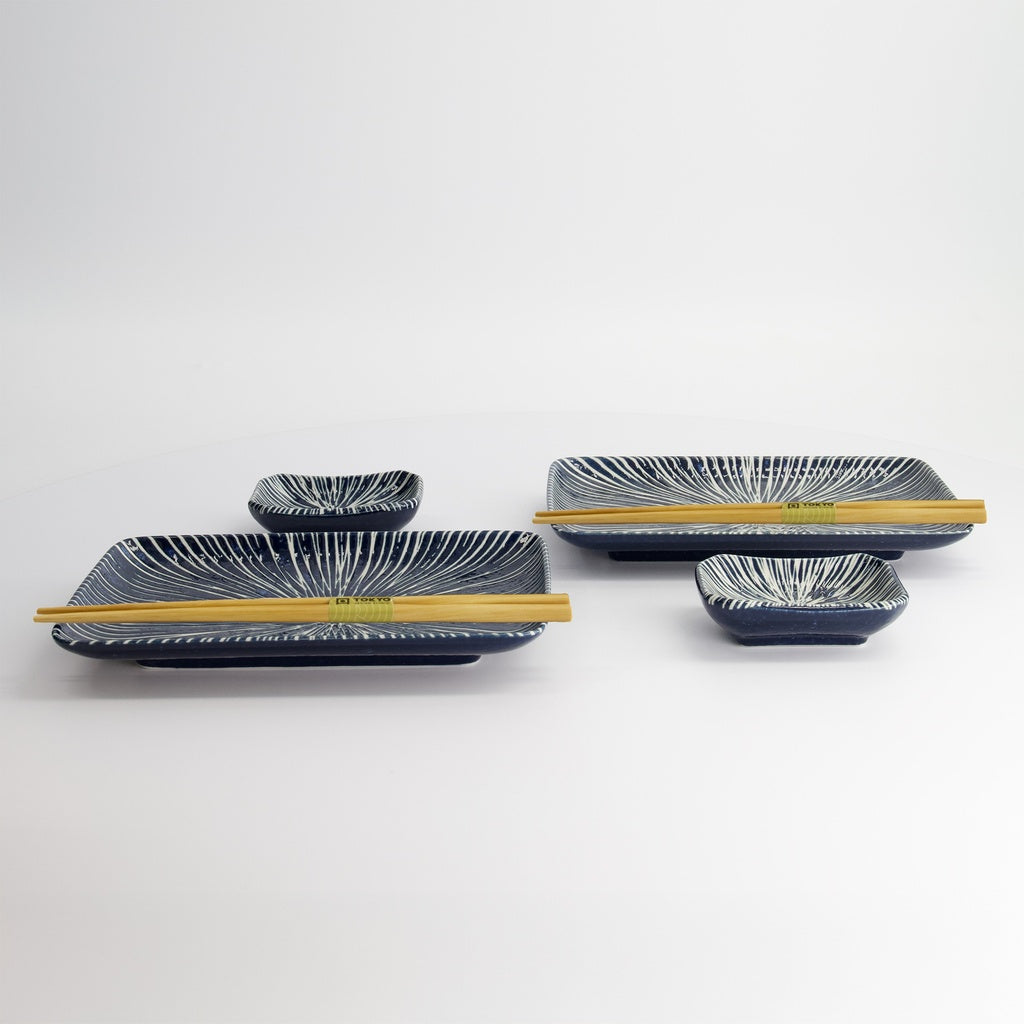 Blue Tokusa Sushi Giftset 6pcs