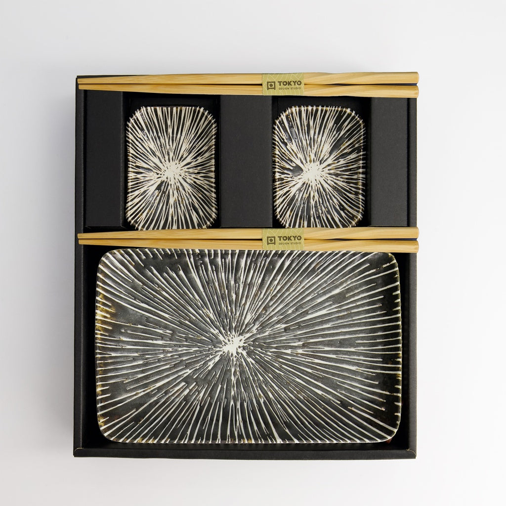 Brown Tokusa Sushi Giftset 6pcs