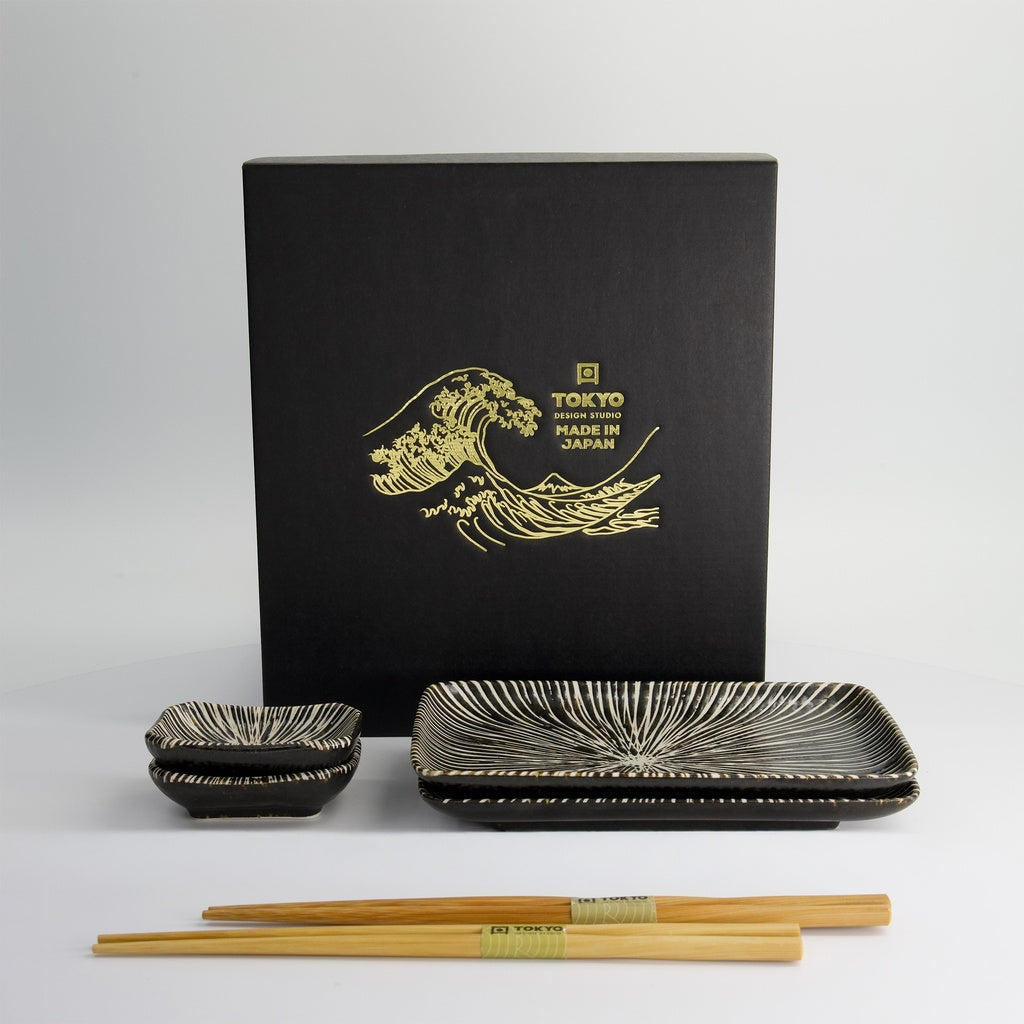 Brown Tokusa Sushi Giftset 6pcs