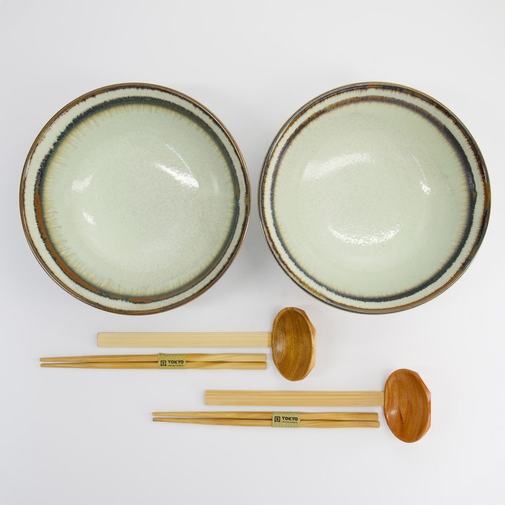 Wasabi 6pcs Ramen Giftset 21.5x9cm 1300ml
