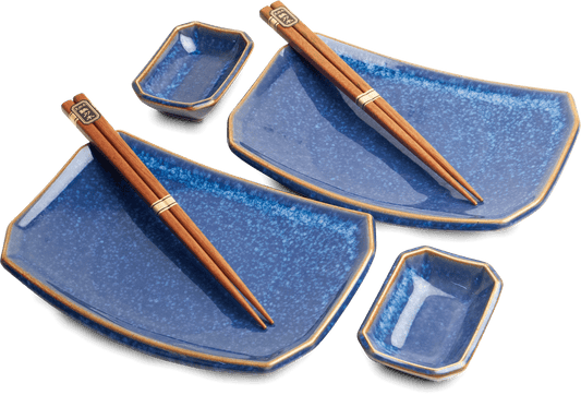 Sushi set blue