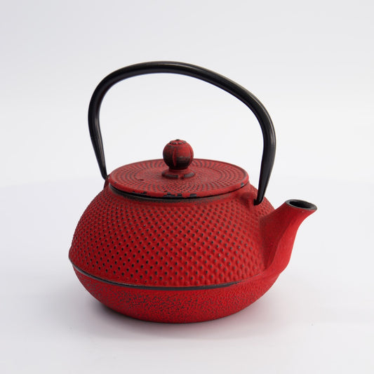 WY Tea Kettle Iron 17.5x15x10cm Arare 0.8L RED