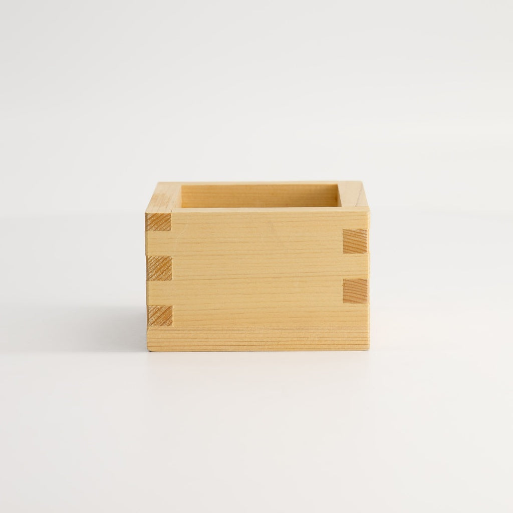 Wooden Sake Cup Masu 8.2x8.2x5cm