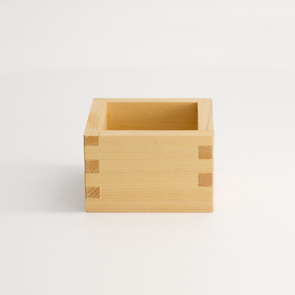 Wooden Sake Cup Masu 8.2x8.2x5cm