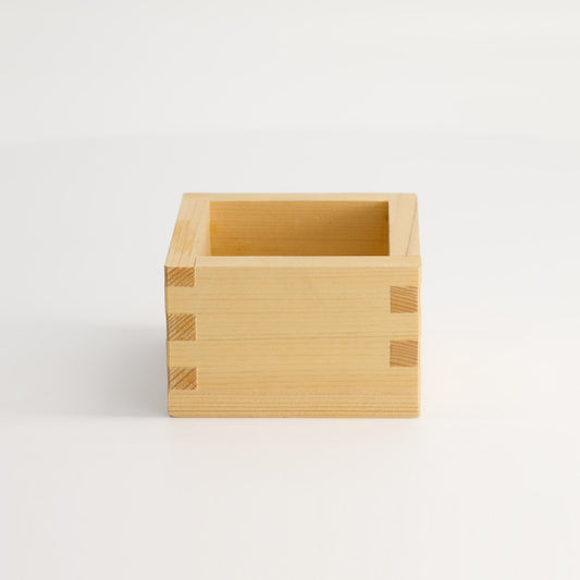Wooden Sake Cup Masu 8.2x8.2x5cm