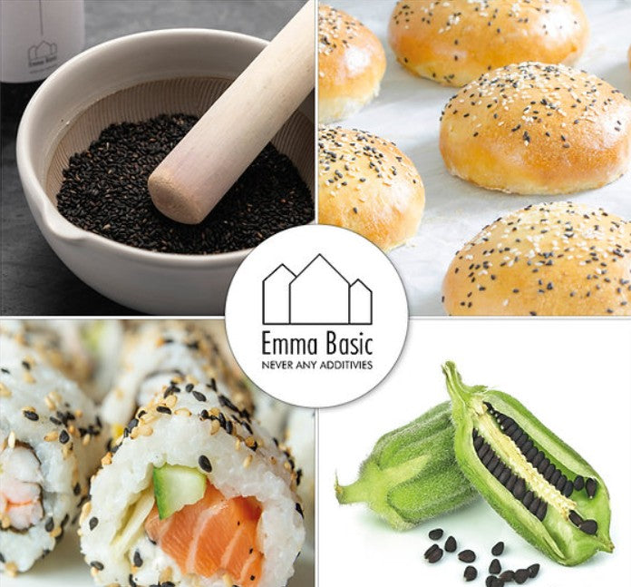 Emma Basics Roasted Black Sesame Seeds 150g