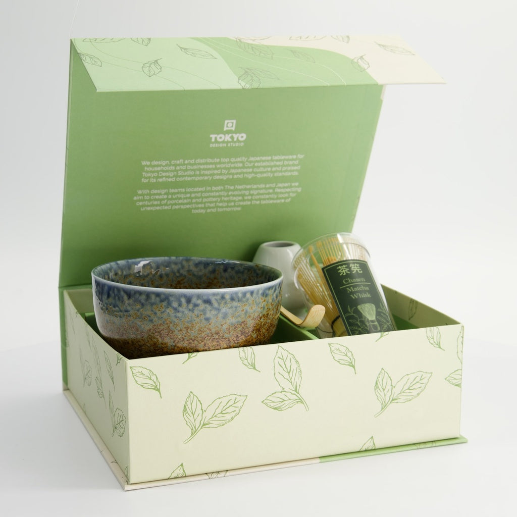 Matcha Giftset Reef Blue 12.7x7cm