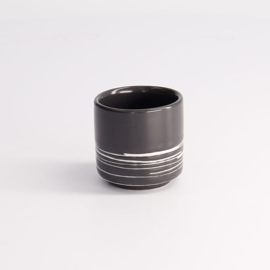 Black Maru Series Sake Cup 4.5x5cm 50ml