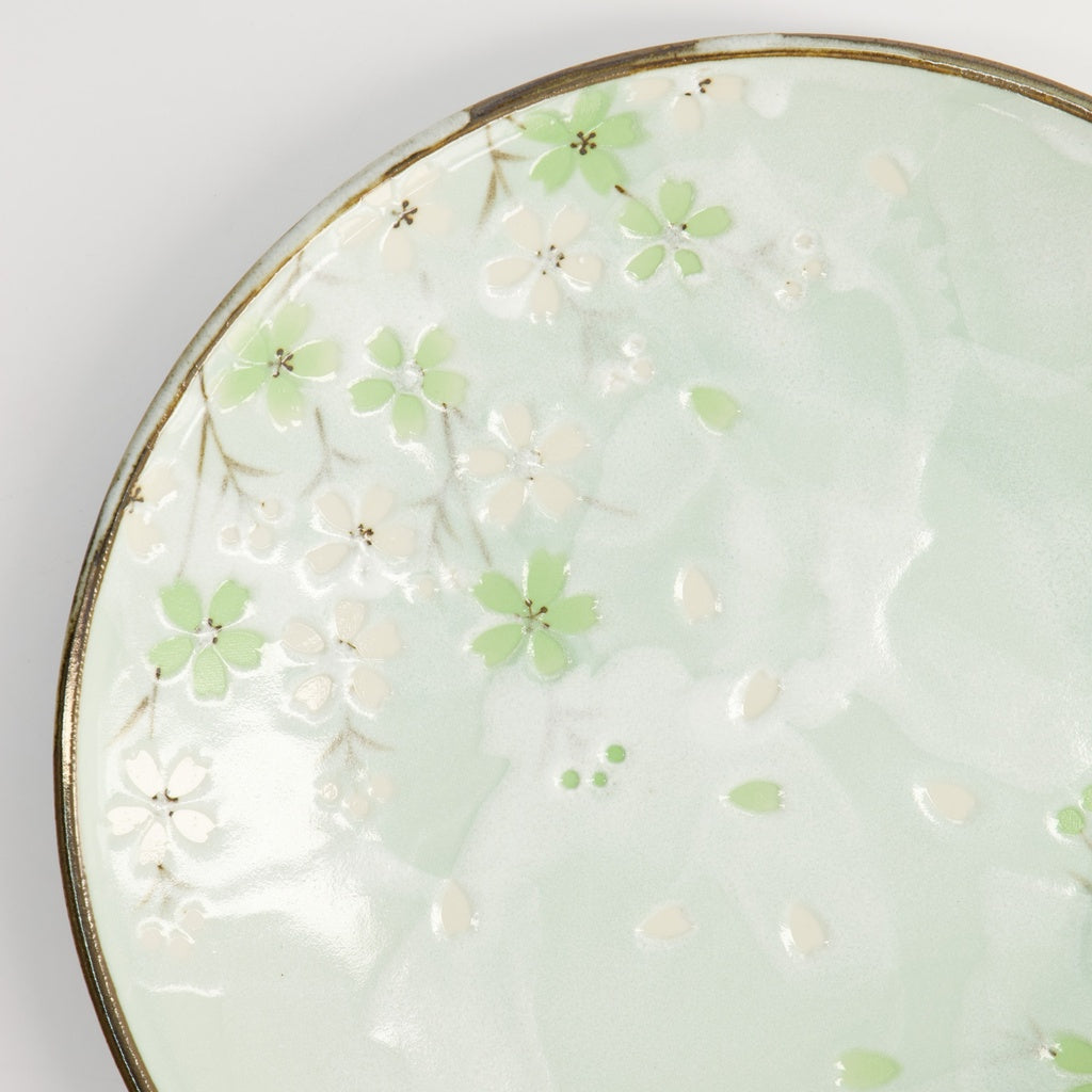 Green Cosmos Plate 26x3.4cm