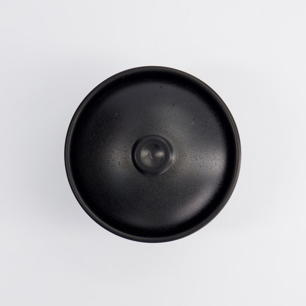 Melamine Zen Soup Bowl w/lid 10.5x7.9cm 250ml Black