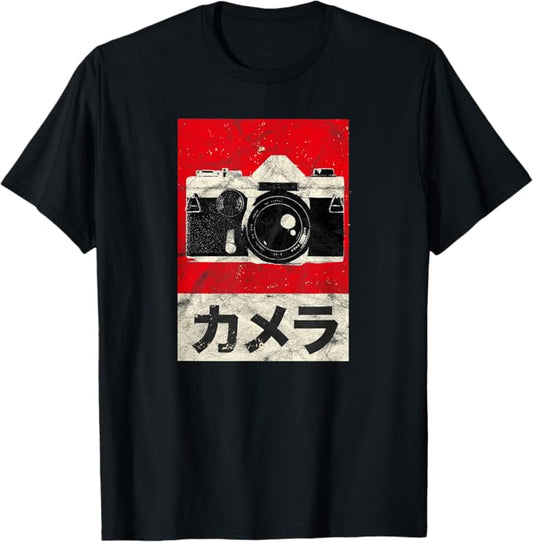 Vintage Japanese Analog SLR Camera Retro Photographer Film T-Shirt