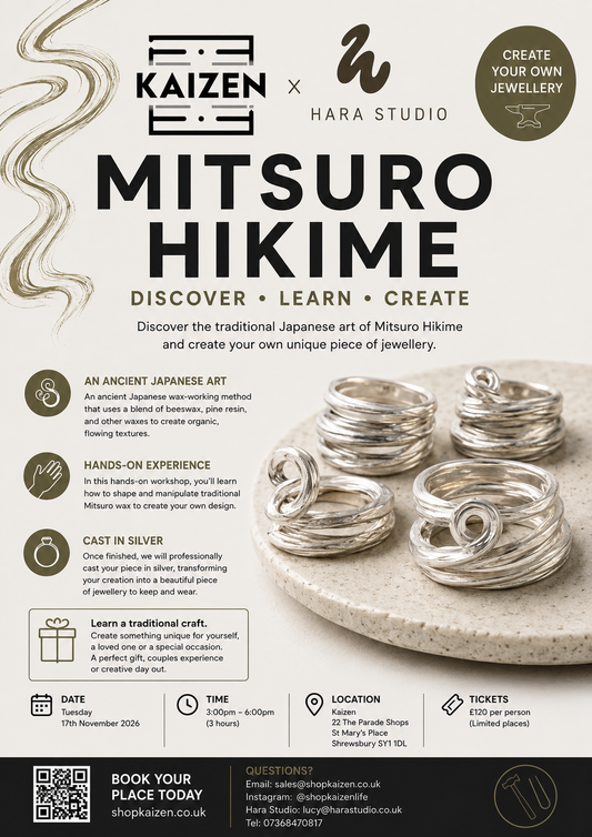 Mitsuro Hikime Workshop -  Tuesday 17th November 2026