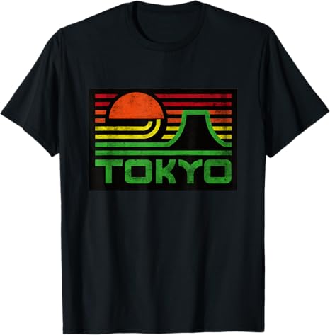 Cool Tokyo Japan Outfit Illustration Graphic Cool Designs T-Shirt