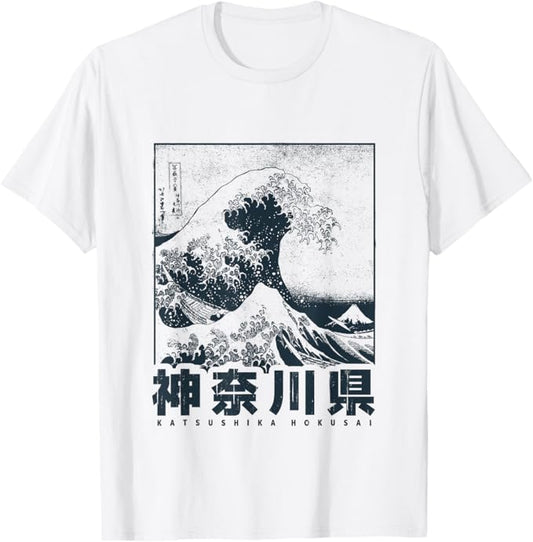 Great Wave Off Kanagawa Japanese Art Japan Aesthetic T-Shirt