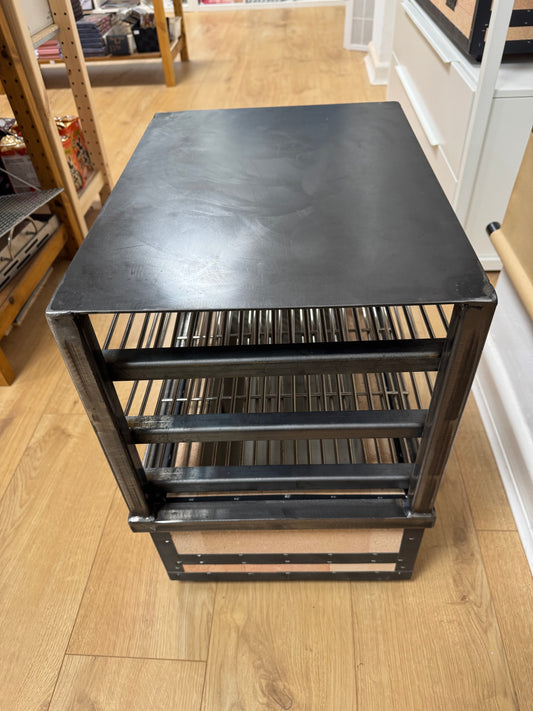 KAIZEN Locally Forged Raw Iron Multi Level Rack/Shelving/for Medium Wide Konro