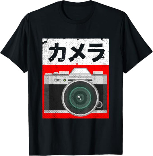 Japanese Analog SLR Camera For Cameraman Photographer T-Shirt