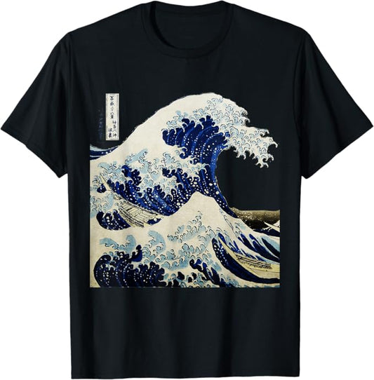 Kanagawa Japanese The great wave T shirt T-Shirt
