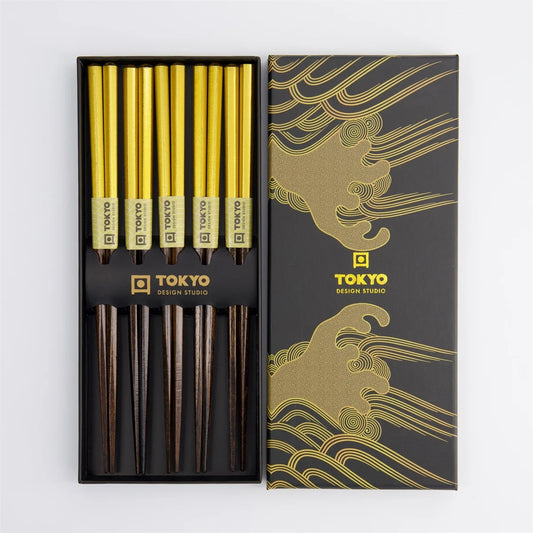 Gold Clouds Chopstick Gift Set