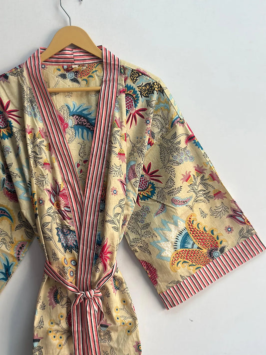 Cotton Kimono Pink