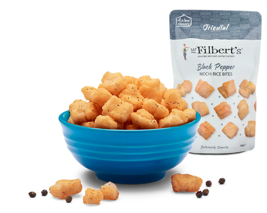 Mr Filbert's Black Pepper Mochi Rice Bites 150g